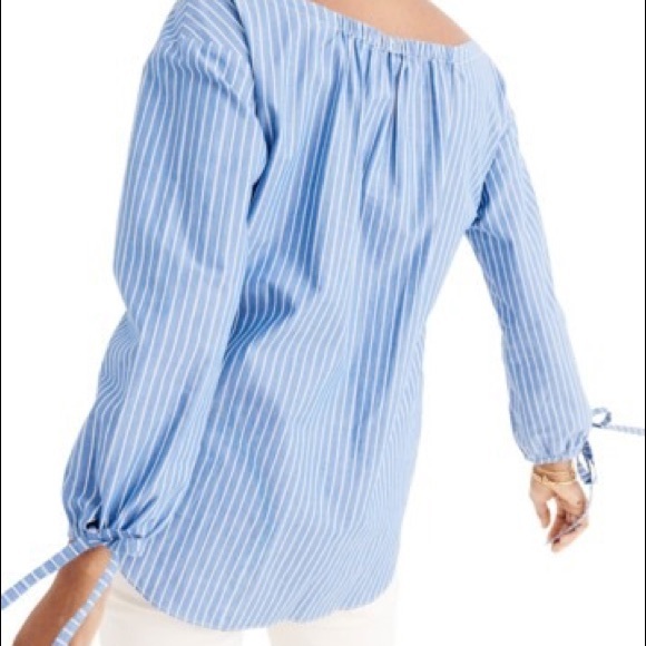 〰️ Madewell Button Up Striped Shirt 〰️ - Picture 3 of 3